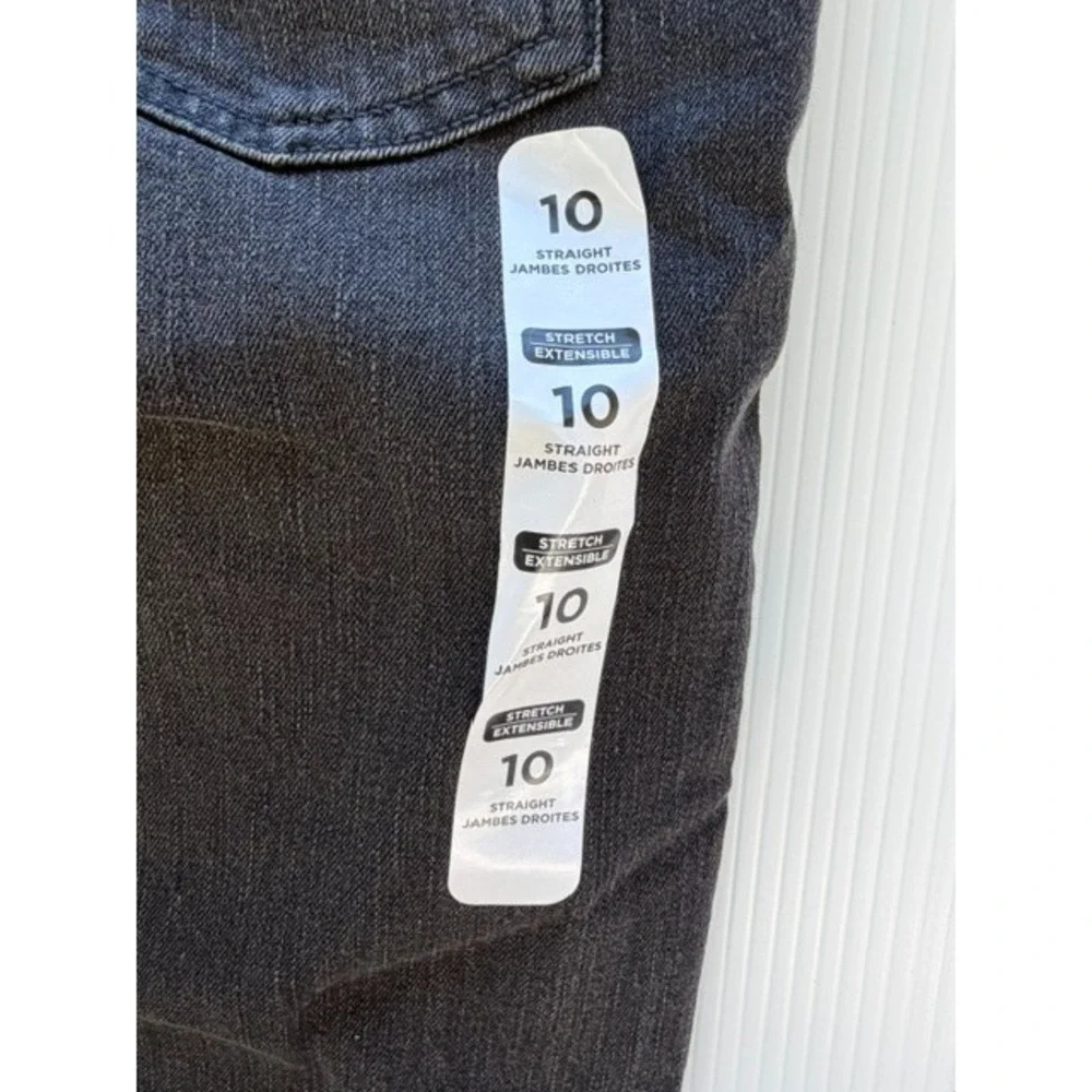 The‎ Childrens Place Boys Jeans Size 10 Black Stretch Straight Leg Adjustable